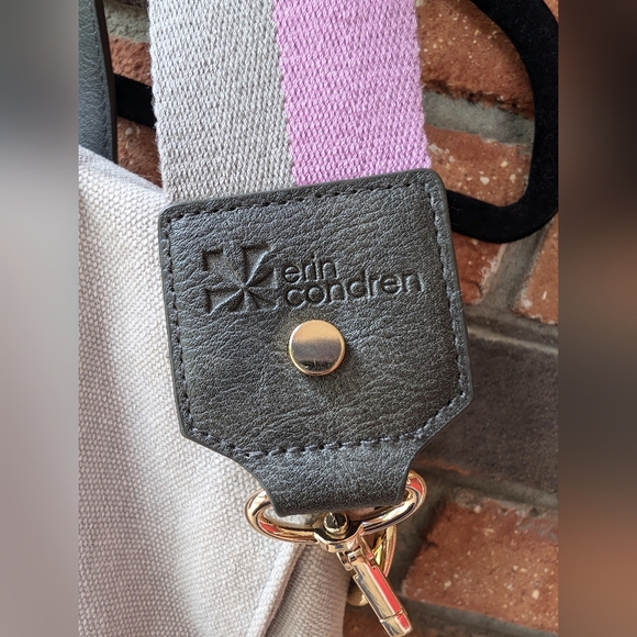 Erin Condren crossbody canvas tote, laptop bag, planner. - Picture 2 of 13